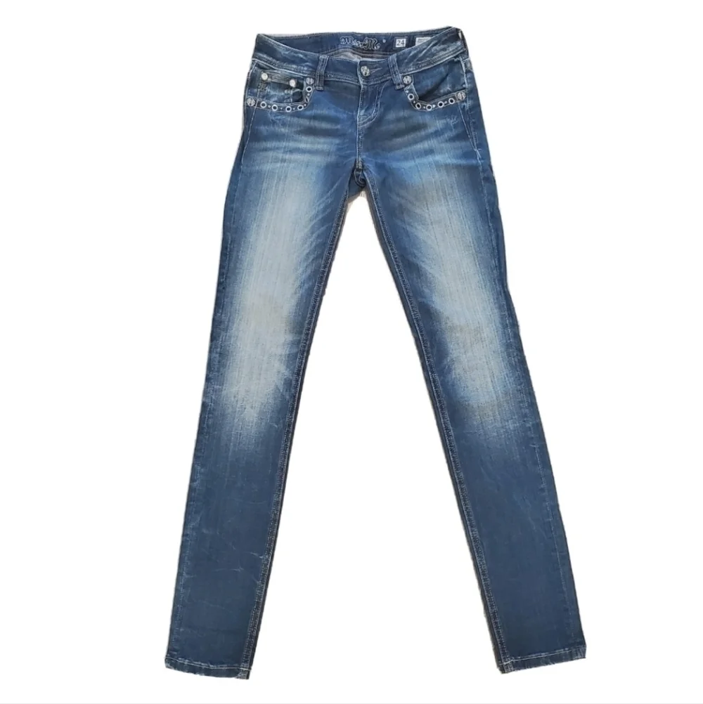 Miss Me Skinny Jeans Blue